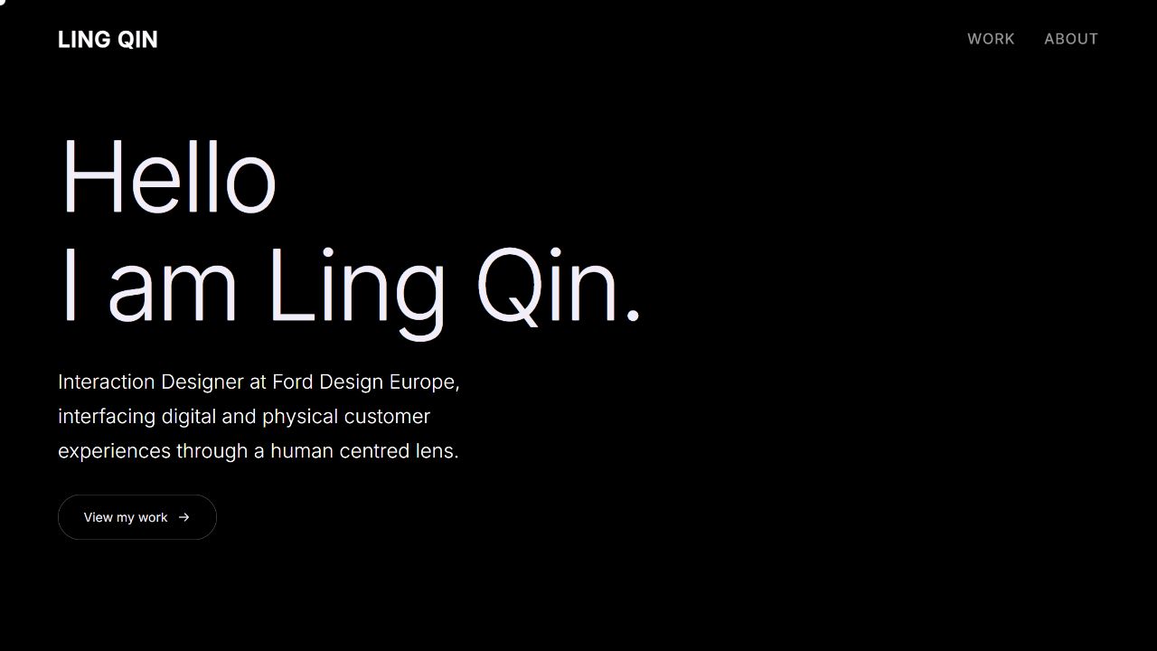 Preview of Ling Qin's designer portfolio